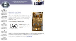 Desktop Screenshot of cleso.org.uk